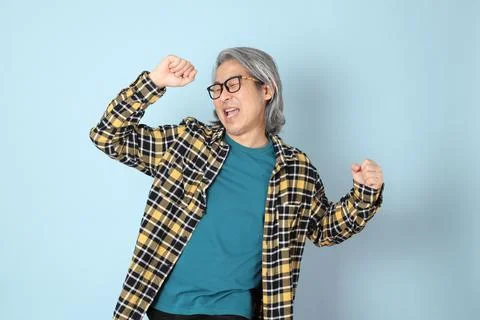 Man in Blue Stock Photos