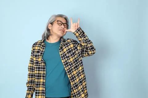 Man in Blue Stock Photos