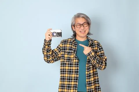 Man in Blue Stock Photos