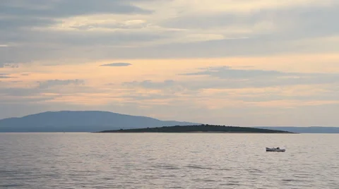 Man in a Boat 7 Stock Footage 31750089