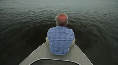 Man on boat Stock Footage 65302519