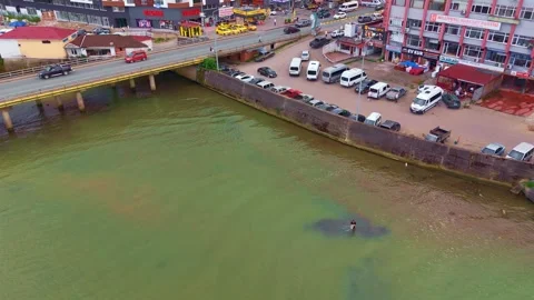 A man in a boat. Stock Footage 284685284