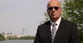 Man Bodyguard Male Agent Secret Surveillance Black Suit Adult Wearing Sunglasses 4k or 4k+ Resolution