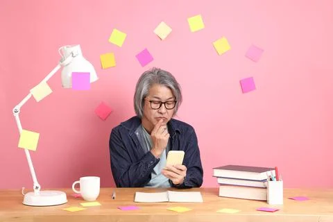 Man with Book Stock Photos