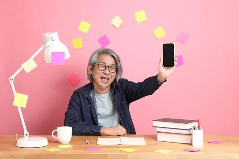 Man with Book Stock Photos