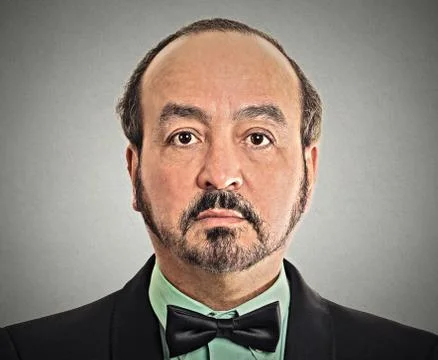 Man with bow tie Stock Photos