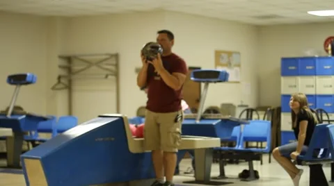 Man bowling Stock Footage 914103