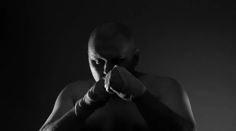 Man boxing Stock Footage 8606864