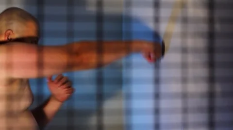 Man boxing Stock Footage 8623737