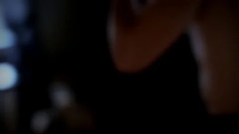 Man boxing, shaky cam Stock Footage 84789475