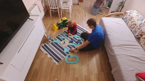 Man With Boy Time Lapse Stock Footage 167219222