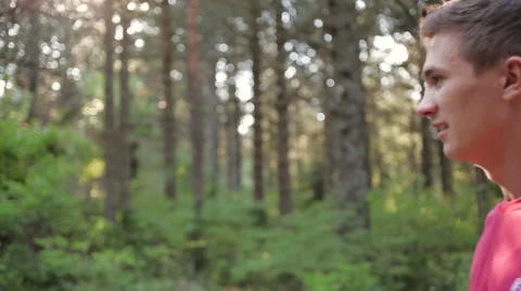 Man Breathing Deeply After Finishing A Long-Distance Running Race Stock-Footage 59190766