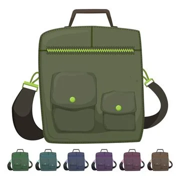 Man briefcase color icon vector graphic イラスト素材