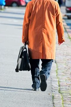 Man with a briefcase Stock Photos