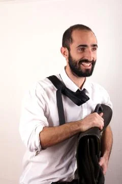 Man with briefcase Stock Photos