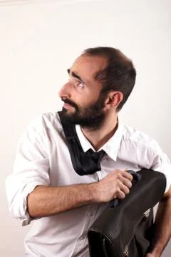 Man with briefcase Stock Photos