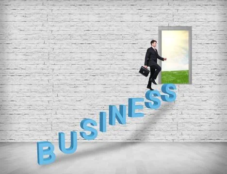 Man with briefcase Stock Photos