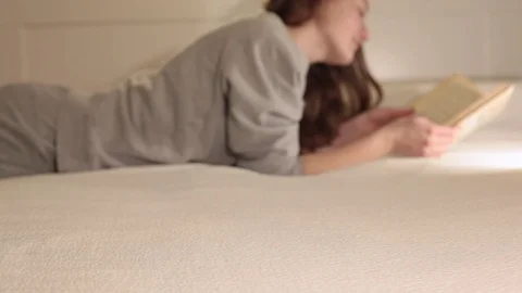 Man Brings the Breakfast in Bed to his Girlfriend Stock Footage 72239378