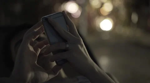Man browsing his smart phone Stock Footage 63886907