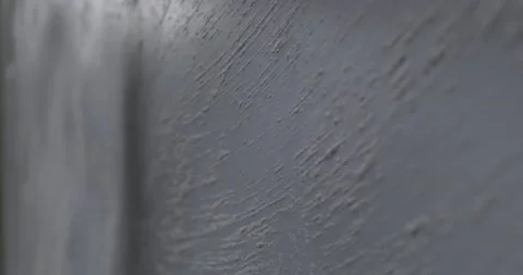 Man Brushing Paint Technician Testing Paint Colour on Wall Sheet of Paper  Vídeo Stock 142133664