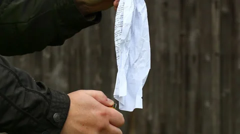 Man burned paper episode 1 Vidéo 30360332