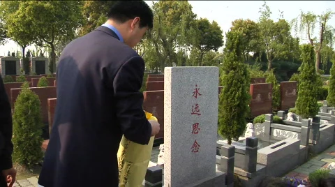 Man burning papers Stock Footage 343269