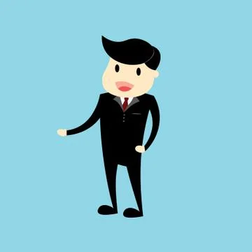 Man of  business Stock Illustration