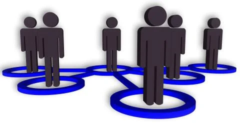 Man of business relationship Stock Illustration