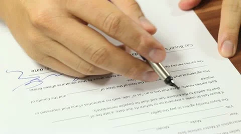 Man buying a car Stock Footage 11483283