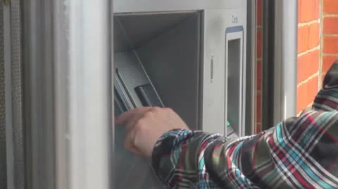 Man buying tickets for train Stock Footage 25016720
