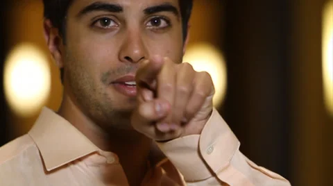 Man-Call me hand gestures Stock Footage 38763578