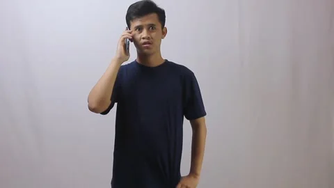 Man calling friend Stock Footage 312029252
