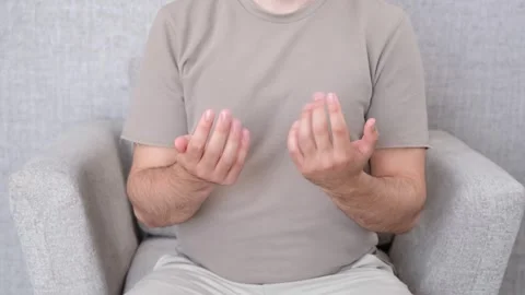 Man calling with hands Stock Footage 277693659