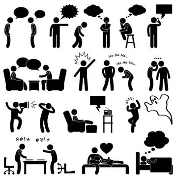 Man Calling with Phone for Household Problems - Plumbing, Electricity, Car, Comp イラスト素材