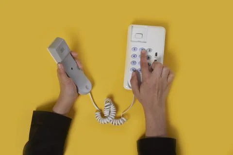 A man calling on the phone Stock Photos
