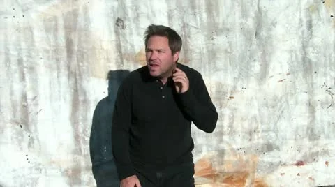 Man Cannot Hear Gestures 스톡 동영상 12594563