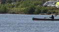 Man In Canoe HD Footage