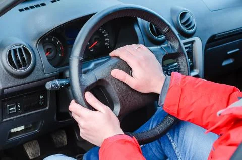 The man at a car Stock Photos