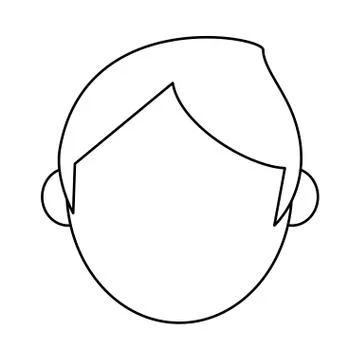 Man cartoon icon Illustrazione stock