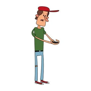 Man cartoon icon image Stock Illustration