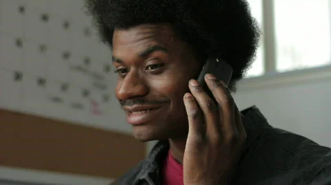 Man on a cell phone Stock Footage 720863