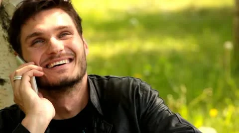 Man with cell phone Video stock 11132286