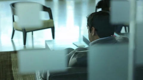 Man with cell phone Stock Footage 77050212