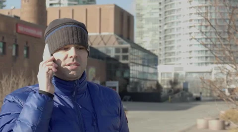 Man on cellphone Stock Footage 45388030