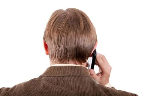 Man with cellphone Stock Photos