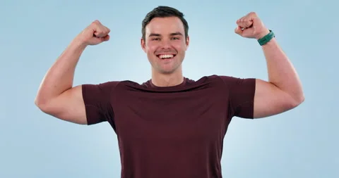 Biceps Flexing Strong Stock Footage ~ Royalty Free Stock Videos | Pond5