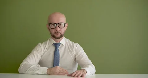 A man changes types of emotions Stock Footage 267088158