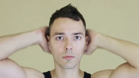 Man changing his look stop motion animation 4k UHD (3840x2160) Stock Footage 74949143