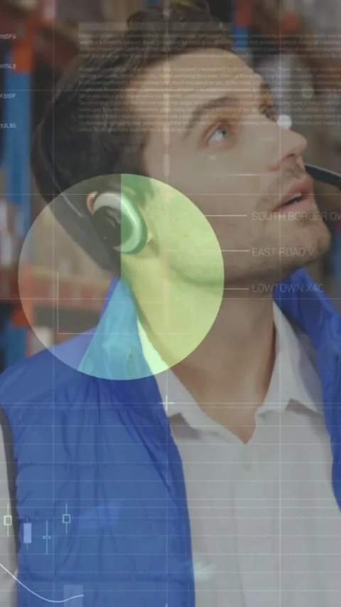 Man checking inventory of stocks 4k Stock Footage 341917949