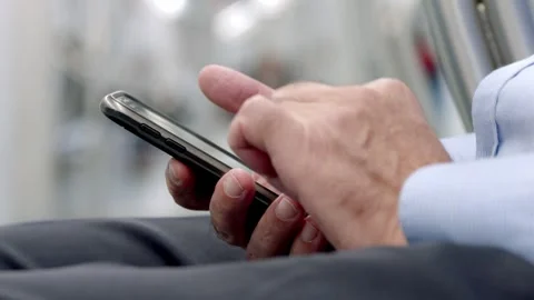 Man checking is phone 스톡 동영상 278382546